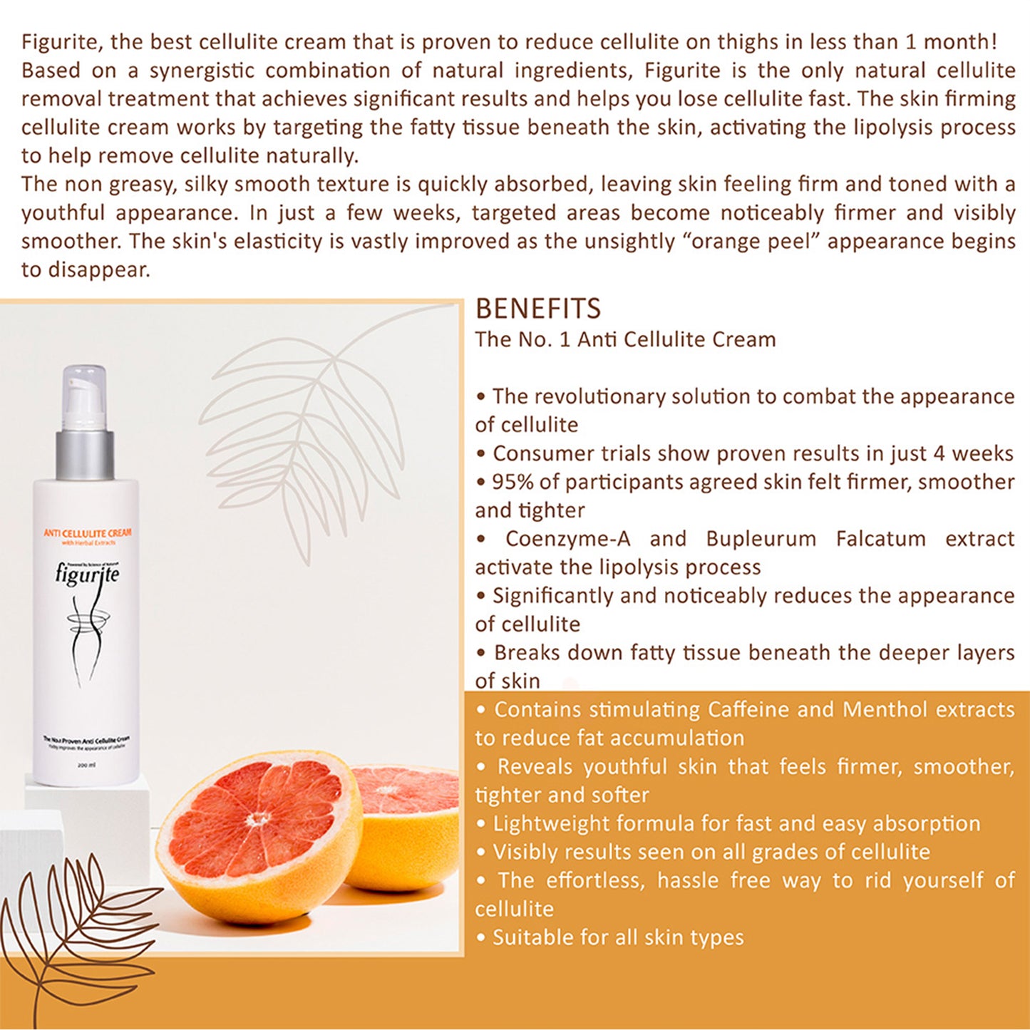 Figurite Anti-Cellulite Cream 250ml
